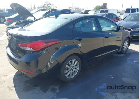 2014 Hyundai Elantra Se z USA, uszkodzony, nr VIN KMHDH4AE1EU142588